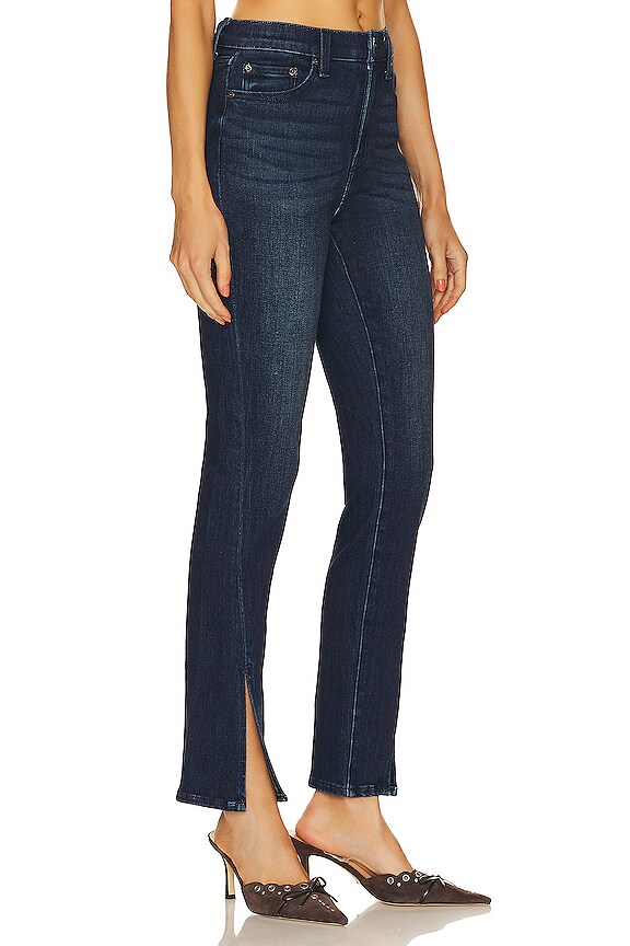 view 2 of 4 Teagan High Rise Vented Slim Straight in Urban Spree