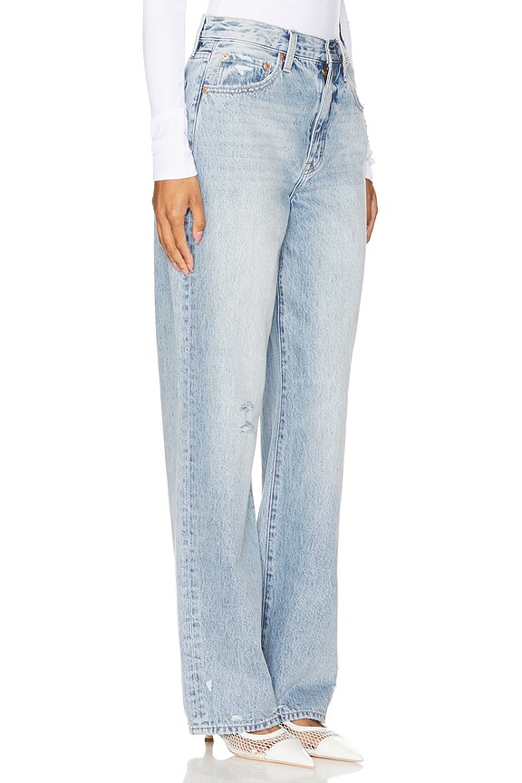 view 2 of 6 JEAN BAGGY TAILLE HAUTE GRAYSON in Escapade Distressed