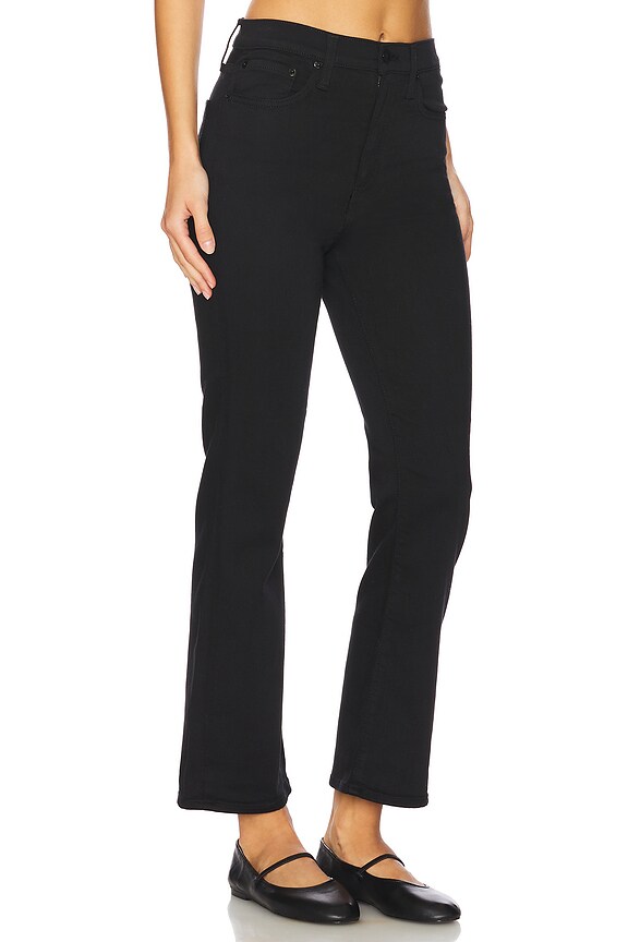 view 2 of 6 Lennon Crop Bootcut Jeans in Noir