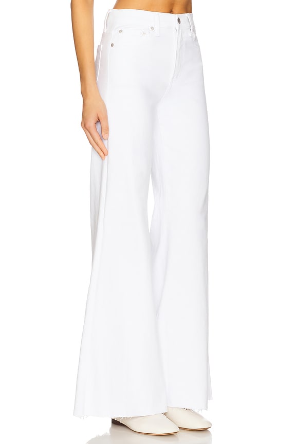 view 2 of 6 Izzy Mid Rise Wide Leg in Vivid White