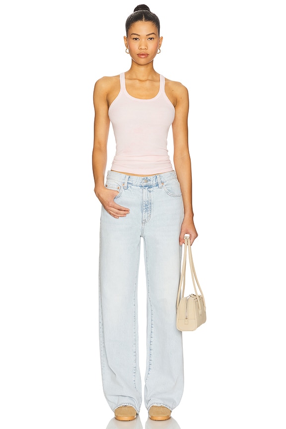 PISTOLA Hendrix High Rise Baggy in Waterfall | REVOLVE