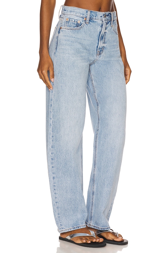 view 2 of 6 Wes High Rise Barrel Jeans in Gaze