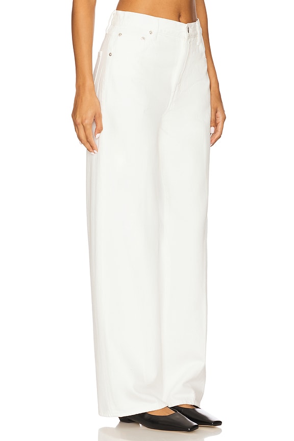 view 2 of 6 Tate High Rise Bowed Wide Jeans in Paper White