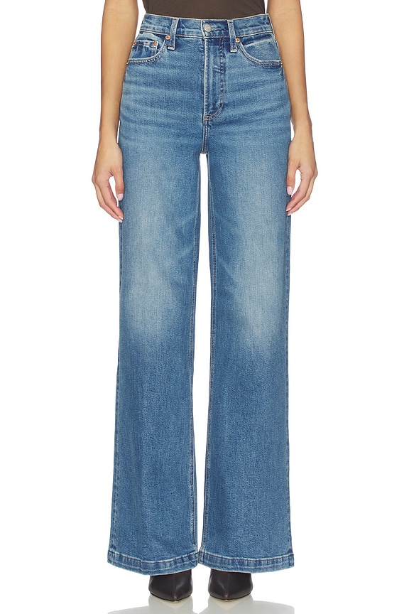 view 1 of 6 Lana Petite High Rise Ultra Wide Leg Jeans in Soho