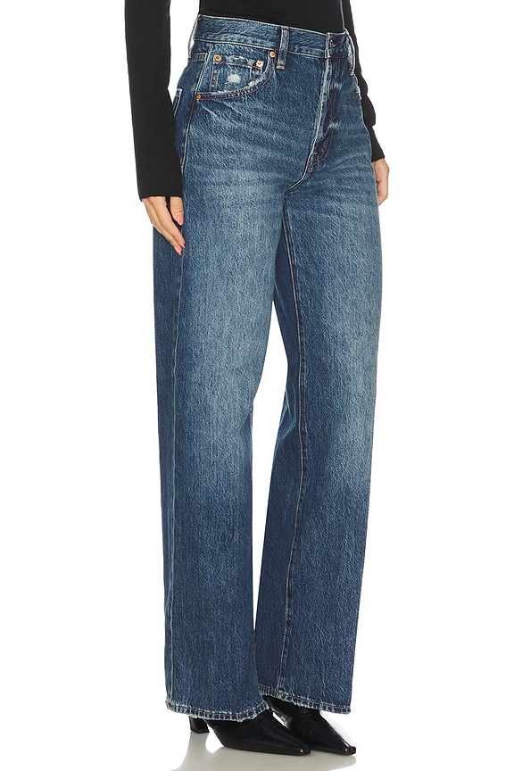 view 2 of 6 Tate High Rise Bowed Wide Jeans in Fulton