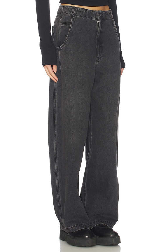view 2 of 6 Lottie High Rise Relaxed Bowed Jeans in Zen