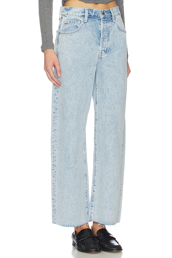 view 2 of 6 Tate Crop High Rise Wide Jeans in Modena