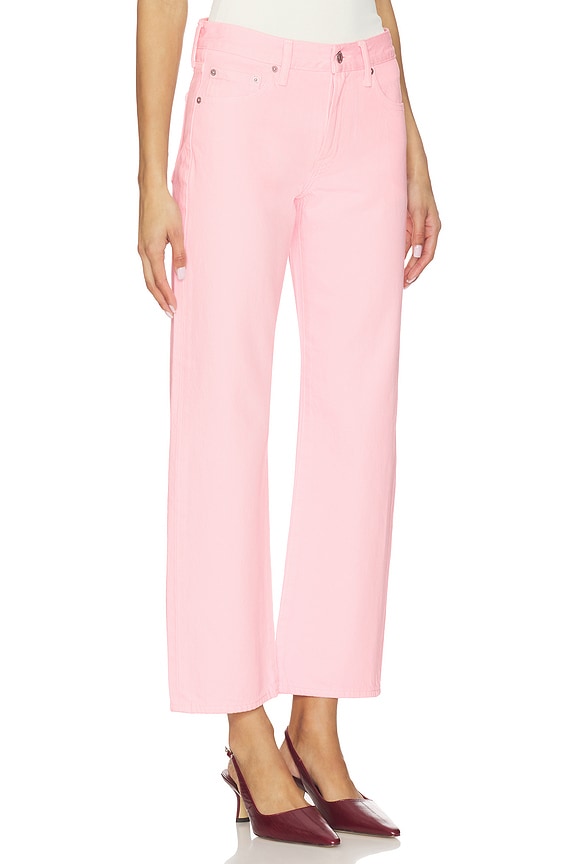 view 2 of 6 Lexi Mid Rise Bowed Straight Jeans in Blush