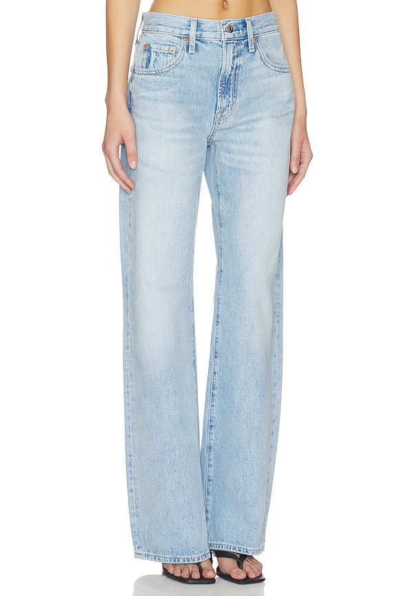 view 2 of 6 Larsen Relaxed Flare Jeans in Mellow
