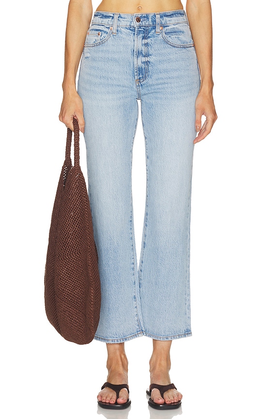 view 1 of 7 Ally High Rise Vintage Ankle Boot Jeans in Misted Eve