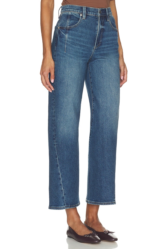 view 2 of 6 Kyra Ankle High Rise Bowed Wide Leg Jeans in Cosmic