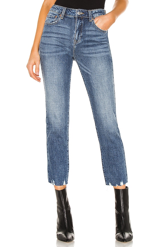 view 1 of 4 Monroe Mid Rise Cropped Cigarette in Mystique