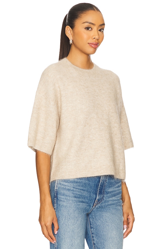 view 2 of 4 Shiloh Boxy Crewneck Sweater in Oatmeal