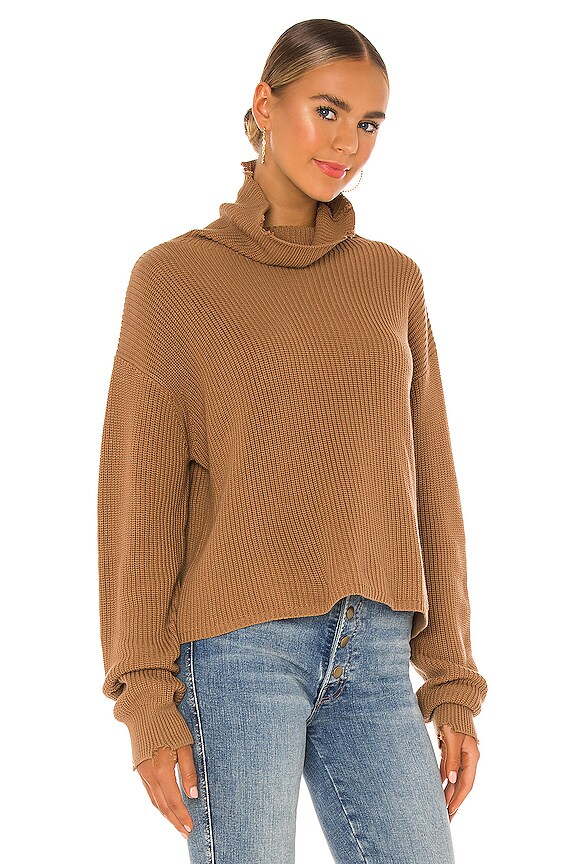 view 2 of 4 Brandy Turtleneck Pullover in Walnut