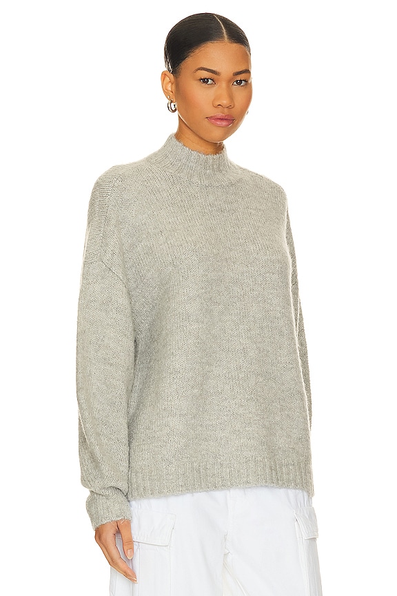 view 2 of 4 JERSEY DE CUELLO ALTO CARLEN in Heather Grey