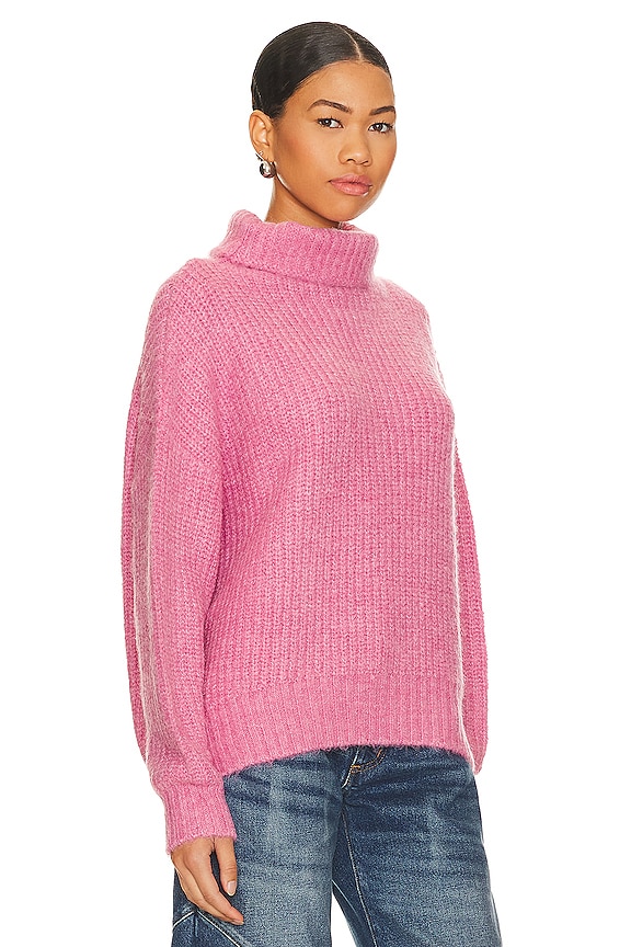 view 2 of 4 Ashley Turtleneck Sweater in Aurora Pink