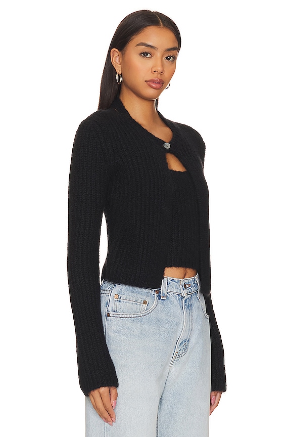 view 2 of 4 Emilie Halter Cardigan Set in Midnight