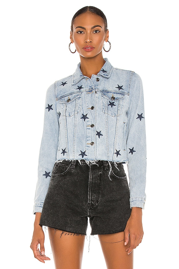 view 2 of 5 Brando Navy Star Denim Jacket in Navy Zodiac