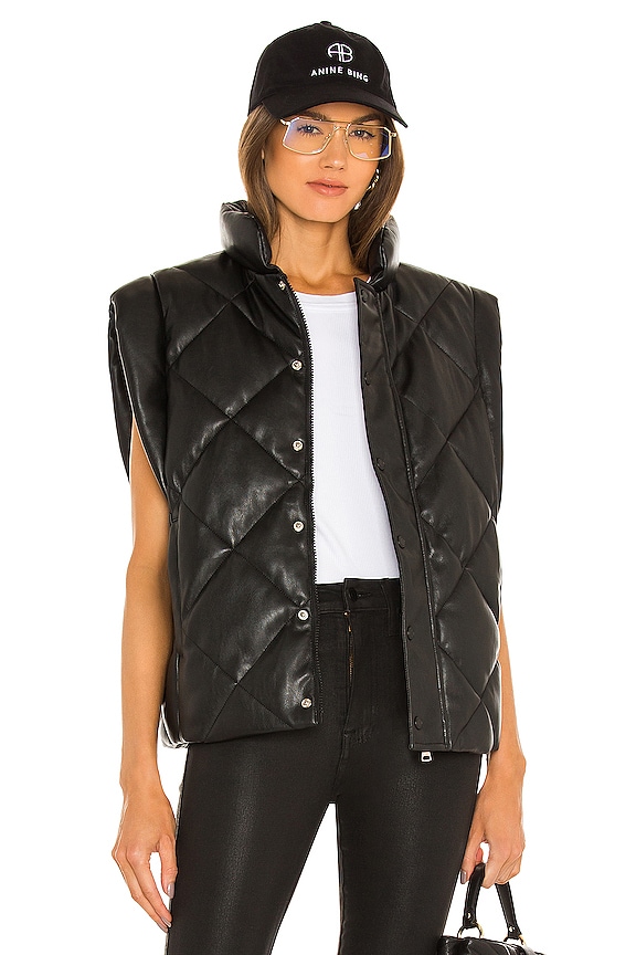 view 2 of 6 ДУТАЯ КУРТКА И ЖИЛЕТ CALLISTA in Noir