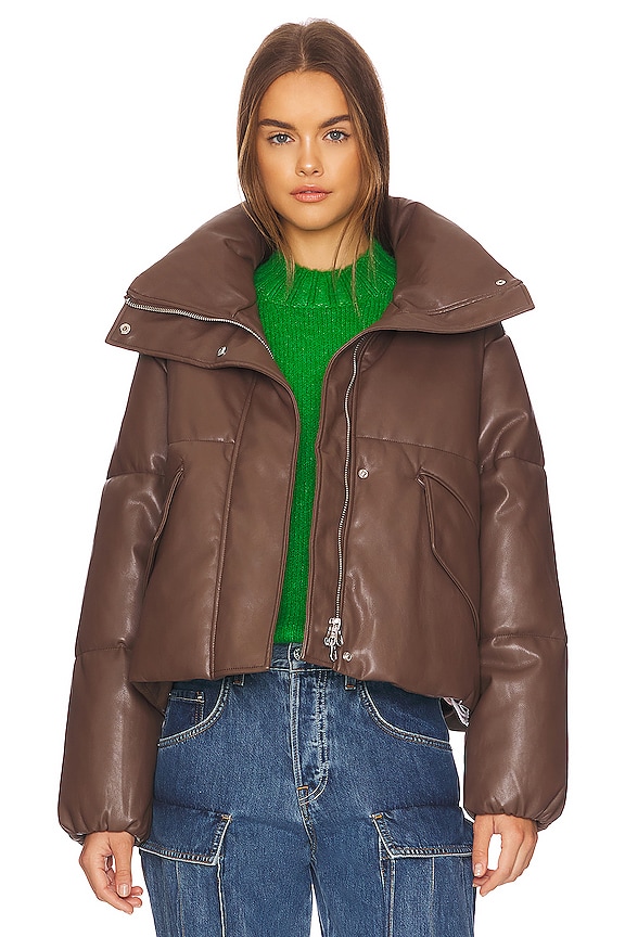 PISTOLA Donovan Swing Puffer Jacket in Espresso | REVOLVE