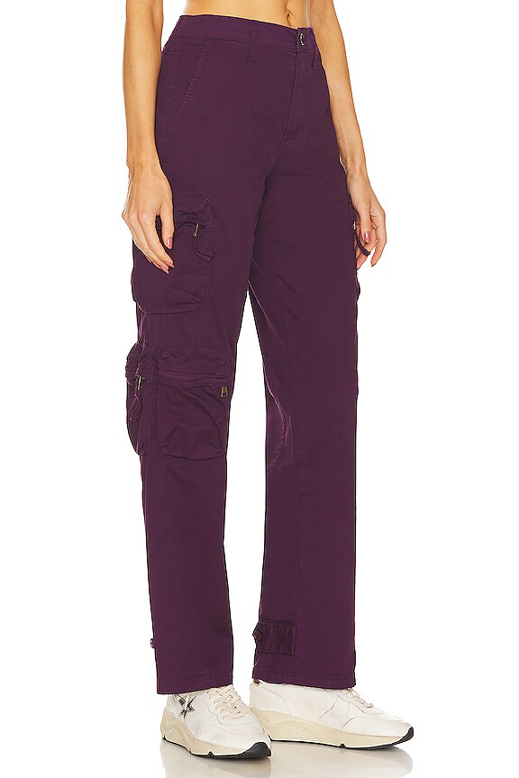 view 2 of 5 BOBBIE 유틸리티 팬츠 in Washed Aubergine