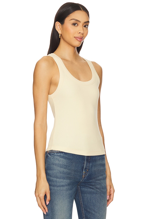 view 2 of 4 Christy Tank in Custard Yellow