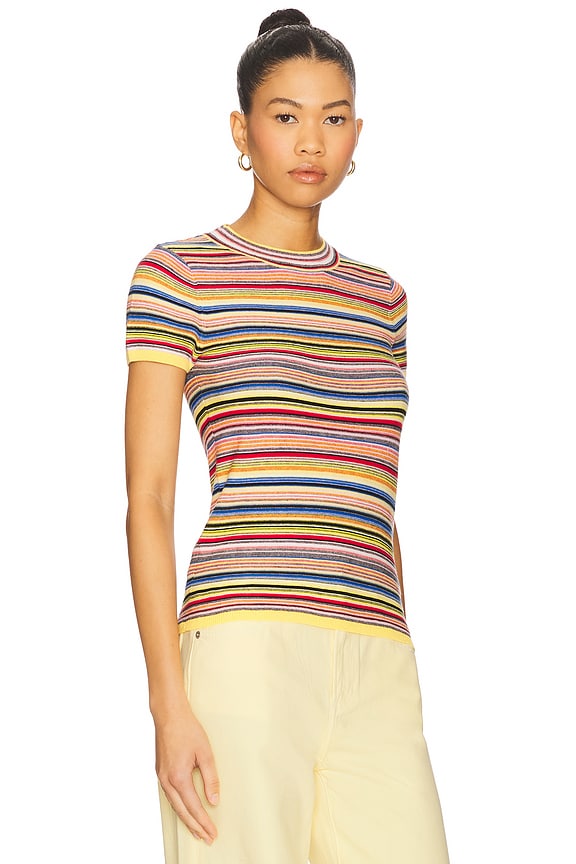 view 2 of 5 T-SHIRT SELENE in Multi Stripe