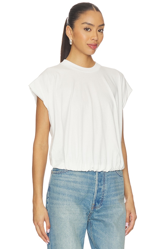 view 2 of 4 Millie Bubble Tee in Le Blanc