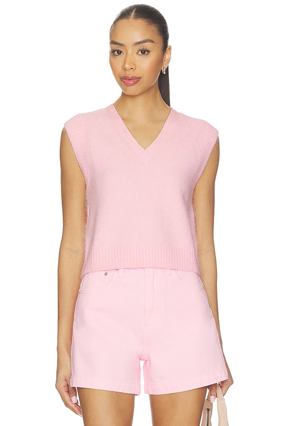 view 1 of 4 Maxine Sweater Vest Top in Blush
