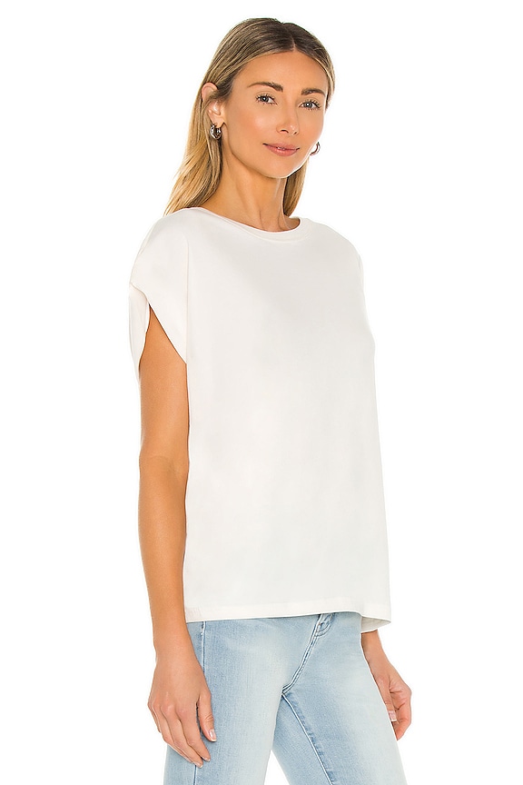 view 2 of 4 Trina Muscle Tee in White Sand