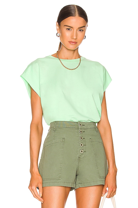 view 1 of 4 Trina Muscle Tee in Neo Mint
