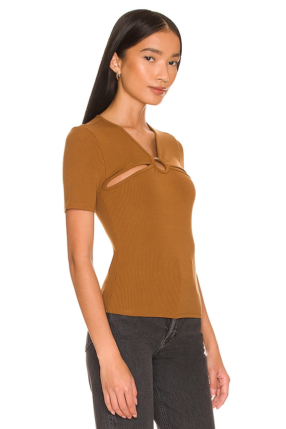 view 2 of 4 Avalon O Ring Top in Auburn