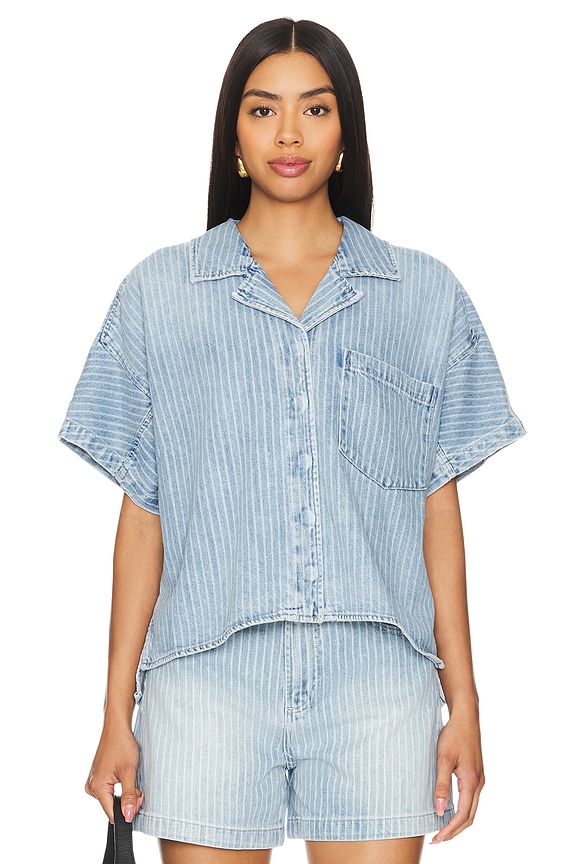 view 2 of 6 Della Top in Canopy Stripe