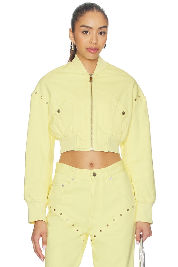 view 2 of 5 CHAQUETA REBELNI DENIM in Butter