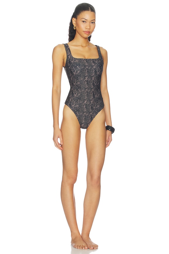 view 2 of 4 Jessica One Piece in Quiet Leopard