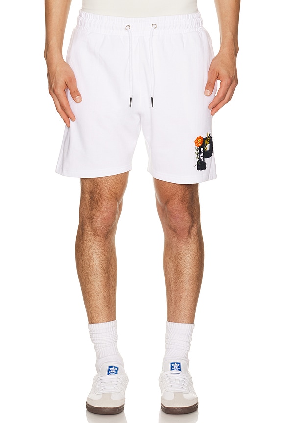view 1 of 5 Brushed Fleece Short in White