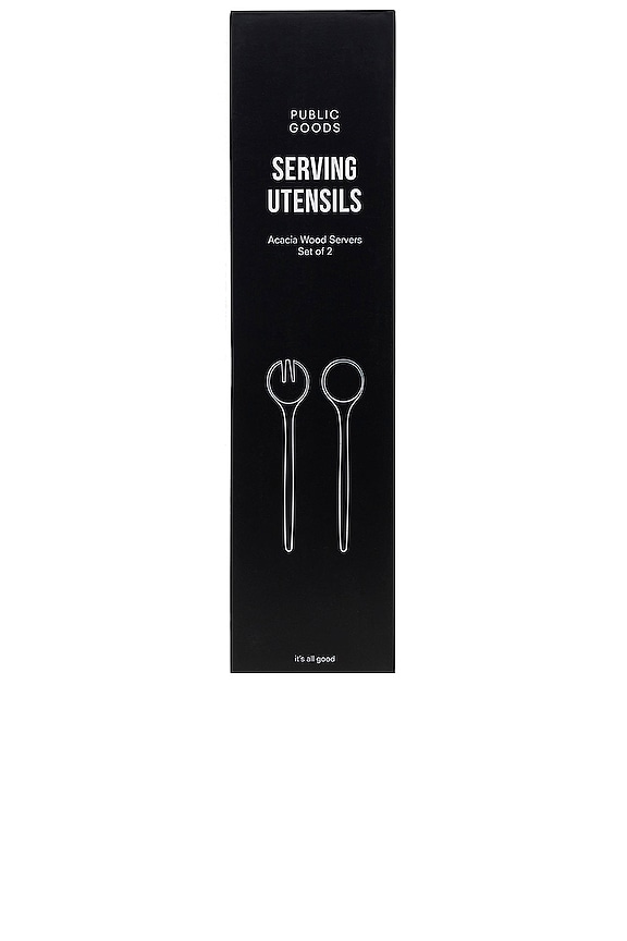 view 2 of 2 Acacia Salad Serving Utensils Set of 2 in 