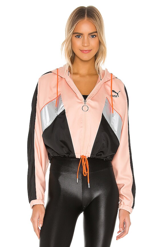 view 2 of 5 TFS Fashion Lux Track Jacket in Pink Sand