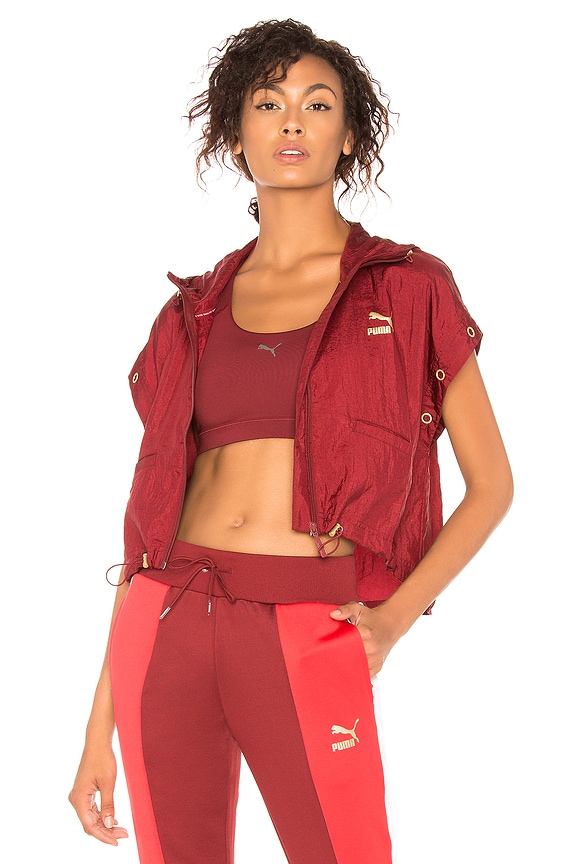 view 2 of 5 Retro Windrunner Jacket in Pomegranate