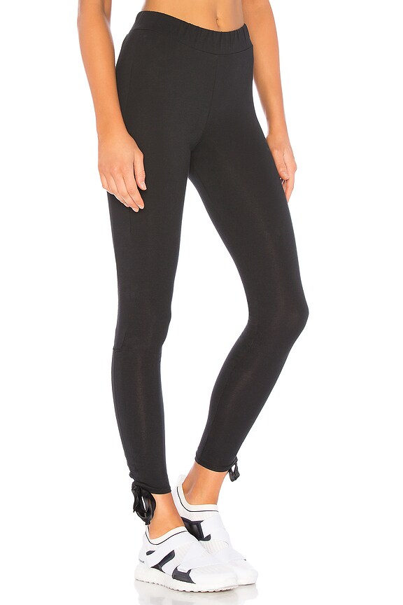 view 2 of 4 Bow Legging in Cotton Black