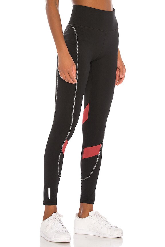 view 2 of 4 The First Mile Eclipse Tight in Puma Black & Burnt Russet