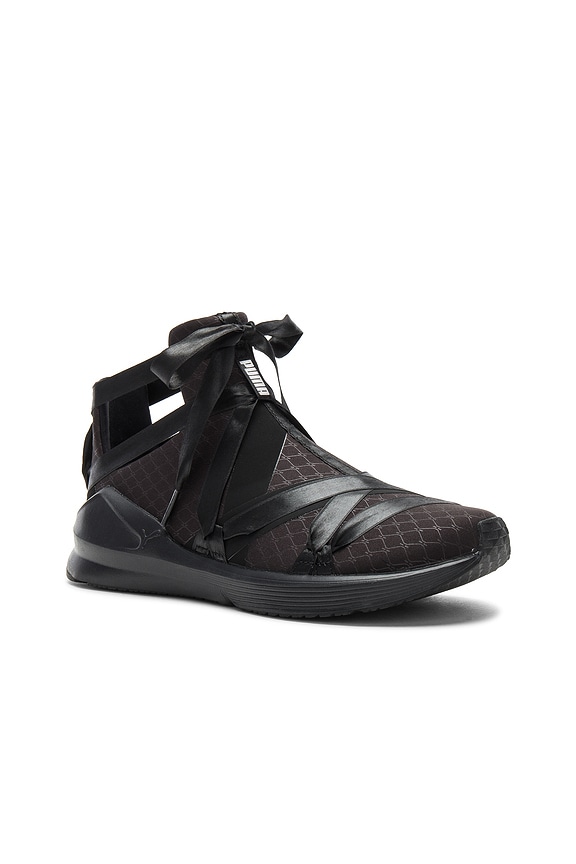 view 2 of 6 Fierce Rope Satin Sneaker in Puma Black