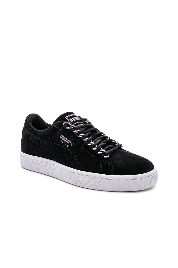 view 2 of 6 SNEAKERS SUEDE CLASSIC X CHAIN in Puma Black & Aged Silver