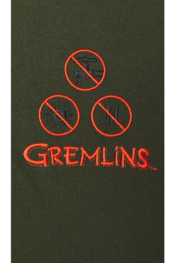 view 3 of 4 Gremlins Long Sleeve Tee in GREEN