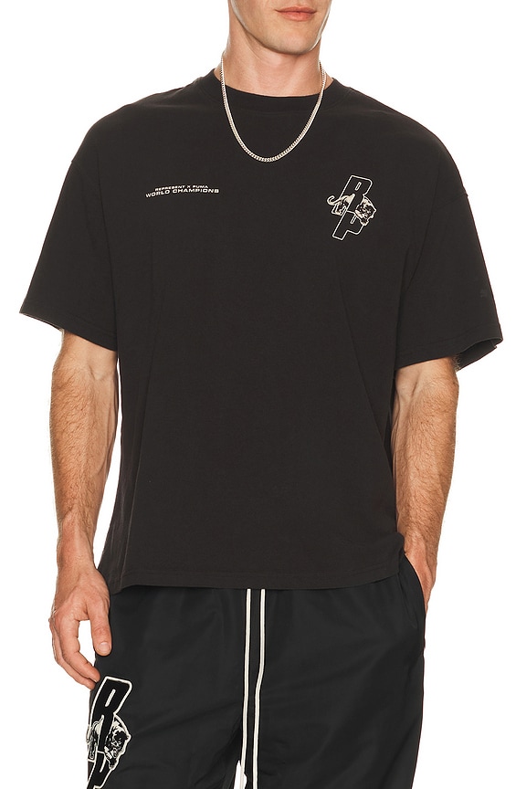 view 2 of 4 Represent Short Sleeve Tee in Black