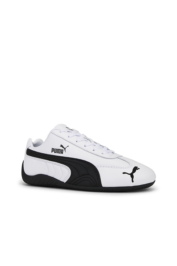 view 2 of 6 Speedcat Sneaker in Puma White-puma Black in Puma White & Puma Black