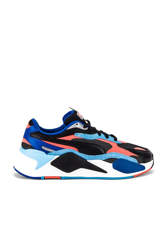 view 2 of 6 RS-X3 Level Up Sneaker in Puma Black & Hot Coral