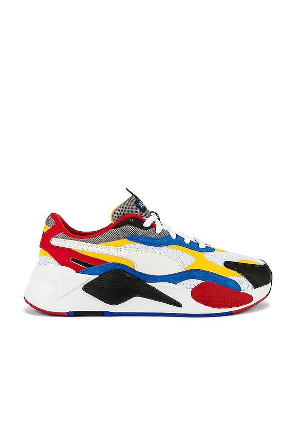 view 2 of 6 ZAPATILLAS DEPORTIVAS CUBE RS-X3 PUZZLE in Puma White & Spectra Yellow