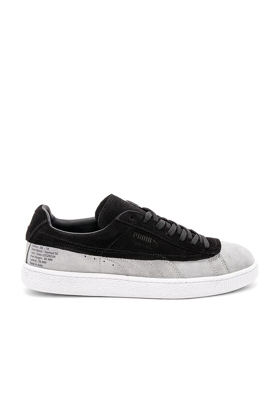 view 2 of 6 CHAUSSURES X STAMPD 50TH SUEDE in Puma White & Puma Black
