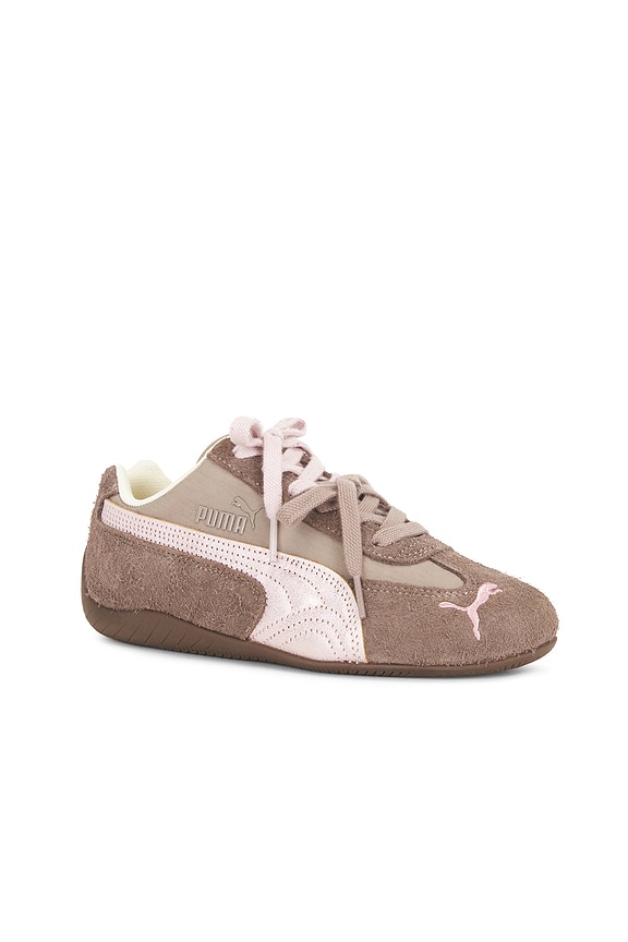 view 2 of 6 Speedcat Brushed Luxe Sneakers in Mouse Gray & Gum